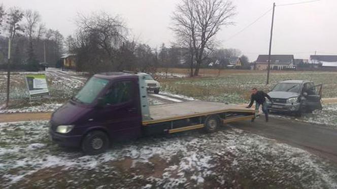 Wypadek w Brzozówce pod Toruniem - zablokowana DK nr 10