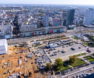 Budowa placu Centralnego w Warszawie