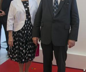 Lech Wałęsa z żoną Danutą, 2015r.