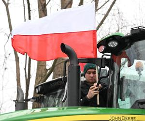 Protest rolników w Medyce