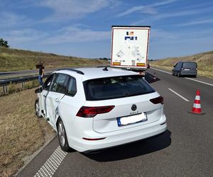Karambol na S5 koło Kościana. Jedna kolizja za drugą