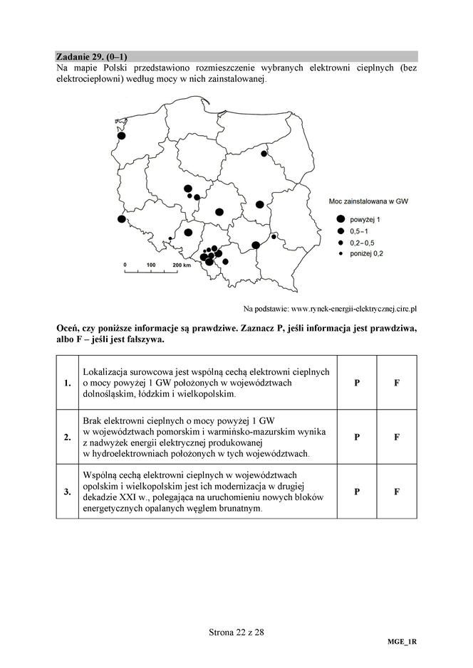 Matura 2018 - Geografia poziom rozszerzony. Arkusze egzaminacyjne