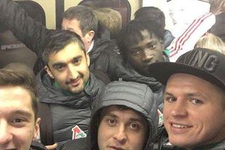 Piłkarze CSKA w metrze