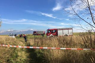 Katastrofa lotnicza w Kościelcu. Szybowiec spadł do lasu, nie żyją dwie osoby [ZDJĘCIA]