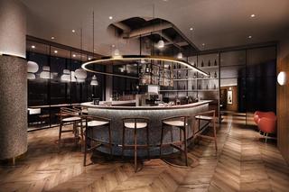 Qubus Hotel Katowice i jego nowoczesne wnętrza. Jest drewno, szkło i wełna