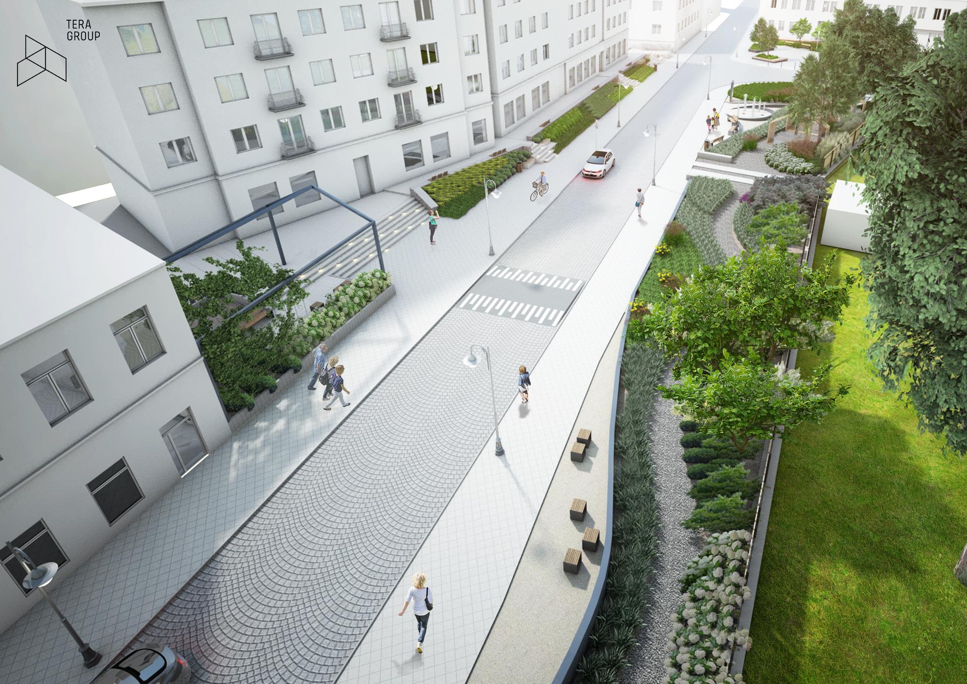 Zagospodarowanie ulicy Bodzentyńskiej w Kielcach