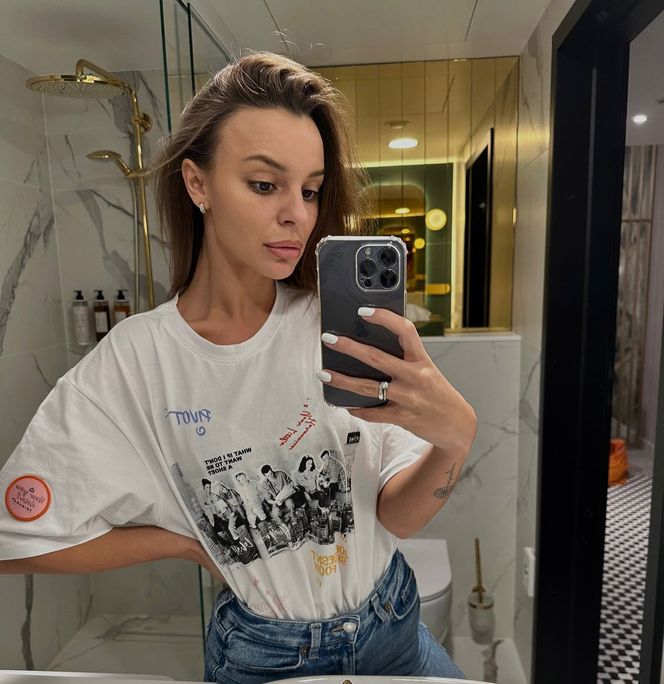 Jakub Rzeźniczak z żoną Pauliną Rzeźniczak