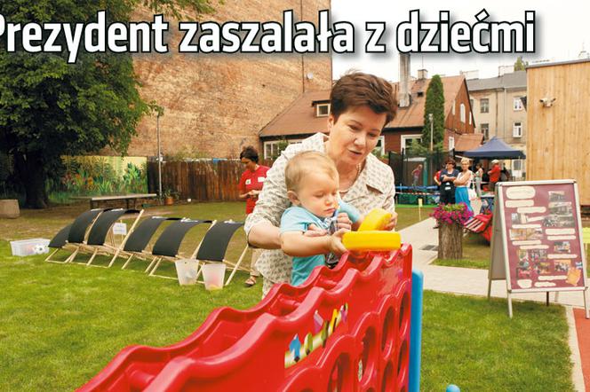 Prezydent zaszalała z dziećmi