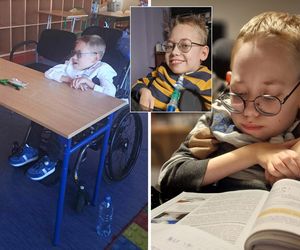 Z respiratorem na egzamin. Dla Franka nie ma rzeczy niemożliwych! [Zdjęcia]