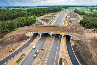 A2 w okolicy Siedlec w budowie