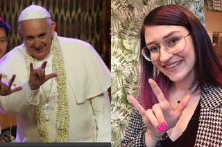 Gest satanistyczny u papieża Franciszka? Polityczna AWANTURA