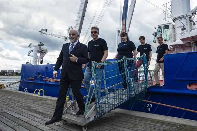 Statek "Oceanograf" powrócił do Trójmiasta. Pływał w rejsie badawczym