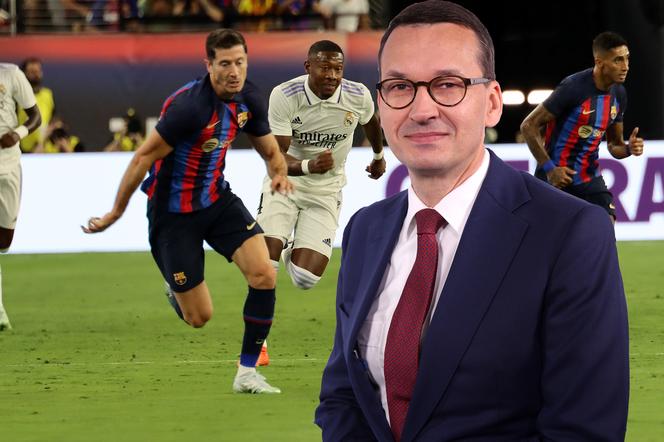 Morawiecki o transferze Lewandowskiego do Barcelony. Mówi, że chodzi o coś więcej