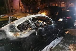 Raciąż. Luksusowe auta spłonęły przed domem! Strażacy: Podpalenie [ZDJĘCIA]