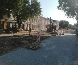 Remont ul. Piłsudskiego w Siedlcach, natrafiono na ciekawe znalezisko