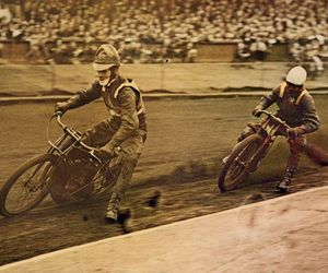 Stary żużel w kolorze