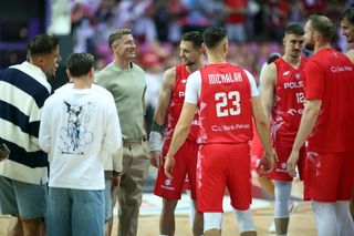 Jerzy Brzęczek, Mateusz Ponitka, mecz Polska - Francja