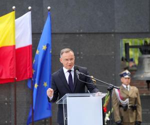 Andrzej Duda na Obchodach 80. rocznicy wybuchu Powstania Warszawskiego