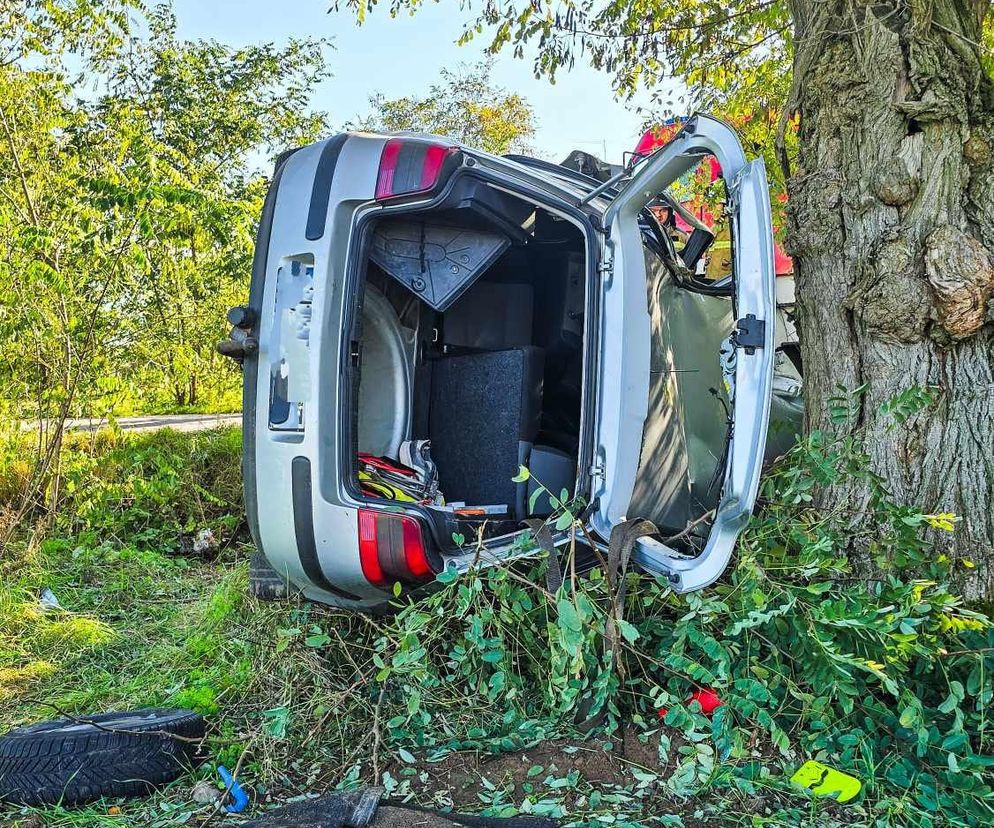 Wypadek w miejscowości CHruszczewka. Czołowo zderzyły się samochody osobowe!