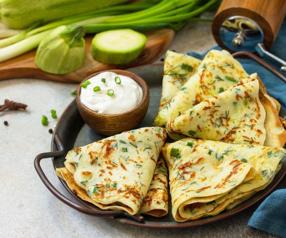 Cienkie naleśniki z cukinii – lekkie, fit i tak pyszne, że znikają w mgnieniu oka!