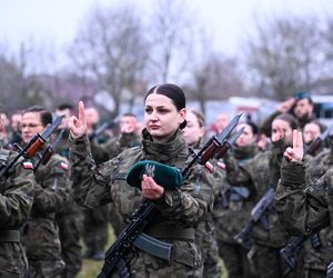 Przysięga żołnierzy zasadniczej służby wojskowej w Choszcznie