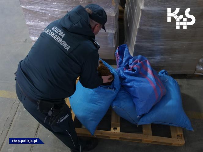 CBŚP i KAS zlikwidowali magazyn z nielegalnymi papierosami