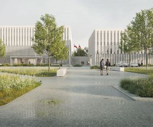 Siedziba Sądu i Prokuratury Rejonowej w Końskich według Heinle, Wischer und Partner Architekci