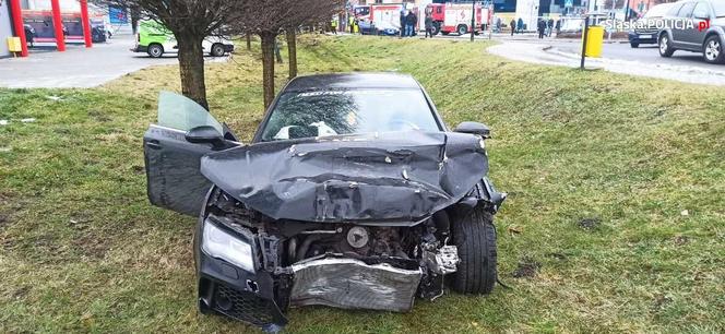 Policyjny pościg za Audi. Ucieczka obywatela Estonii zakończyła się w centrum Orzesza 