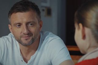 M jak miłość odc. 1857. Bartek (Arkadiusz Smoleński), Hania (Wiktoria Basik)