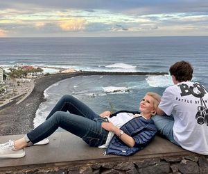 Joanna Racewicz i syn