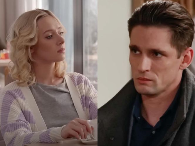 Pierwsza miłość, zwiastun serialu: Oskar (Filip Gurłacz), Kaja (Elżbieta Trzaskoś)