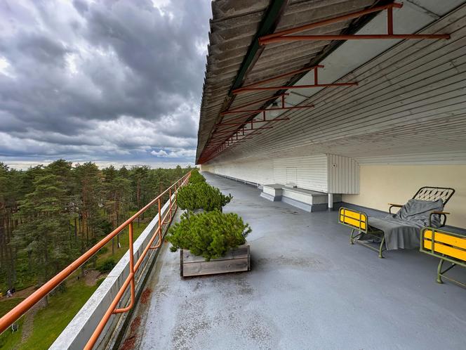 Sanatorium Paimio - główny taras