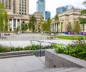 Plac Centralny Warszawa, sierpień 2025