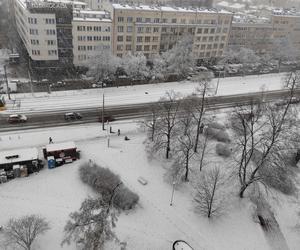 Śnieżyca w Warszawie