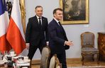 Andrzej Duda i Emmanuel Macron