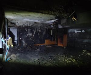 Pożar domu na Nowowiejskiej w Starachowicach