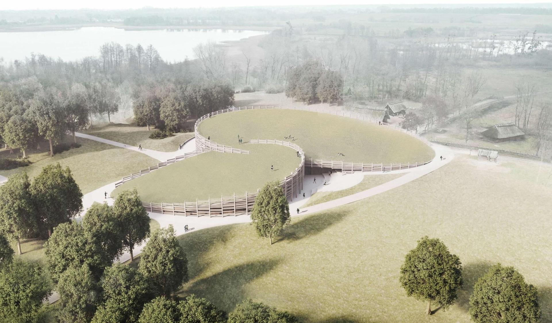 Pawilon ekspozycyjny w Biskupinie