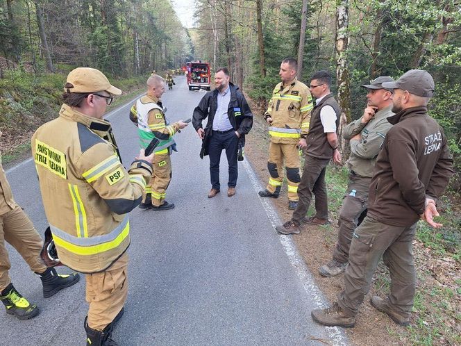 Płoną lasy w powiecie bocheńskim