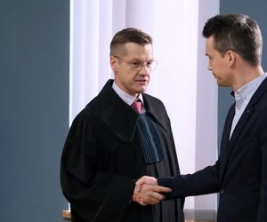 M jak miłość odc. 1874. Jakub Karski (Krzysztof Kwiatkowski), Piotrek (Marcin Mroczek)