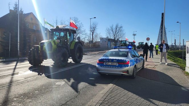 Protest rolników w Opolu w środę 19 marca 2025 roku