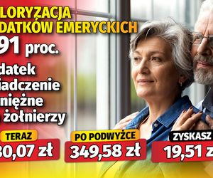 Waloryzacja dodatków emeryckich 5,91 proc.