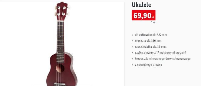 Ukulele - 69,90 zł/ 1 szt 