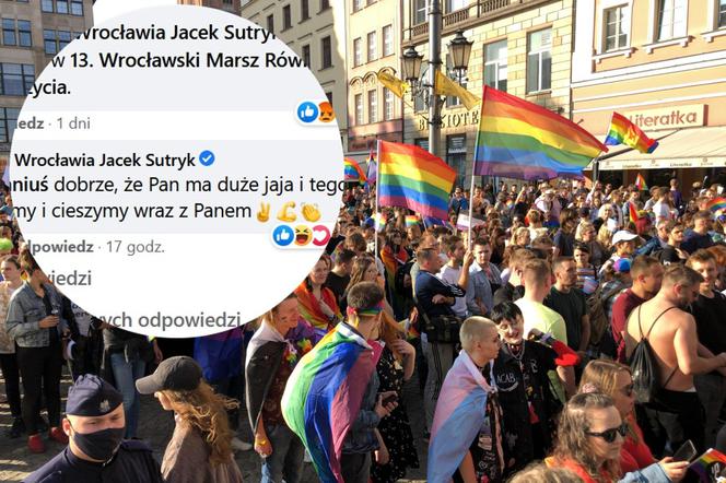 Jacek Sutryk Marsz Równości 2021  