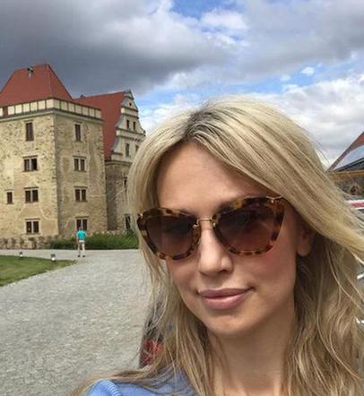 Magdalena Ogórek walczy z upałem