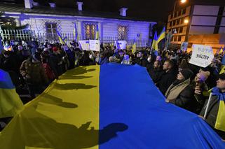 Wojna na Ukrainie. Kolejny antywojenny protest przed ambasadą Rosji!