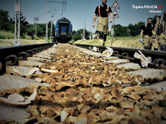 Orzesze. Śmiertelne potrącenie rowerzystki na przejeździe kolejowym [ZDJĘCIA]