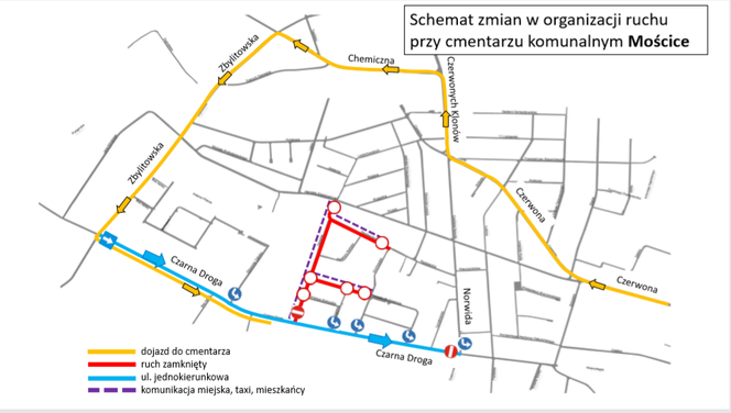 Tarnów. Zmiana organizacji ruchu we Wszystkich Świętych! Sprawdź, jak dojechać do cmentarzy