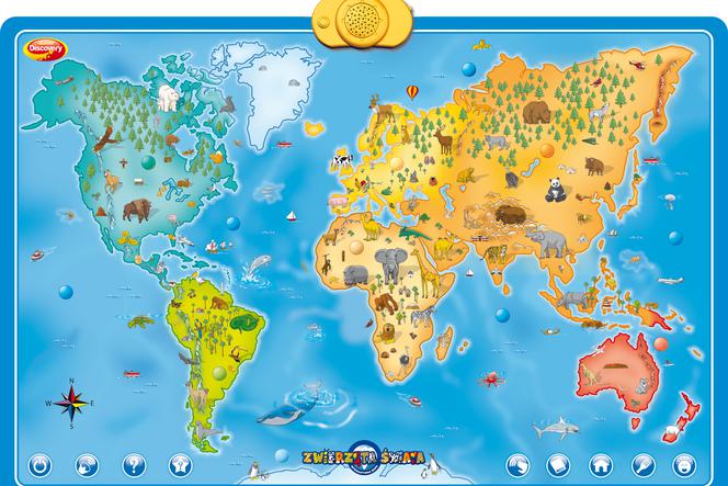 Zwierzęta Świata Interaktywna Mapa
