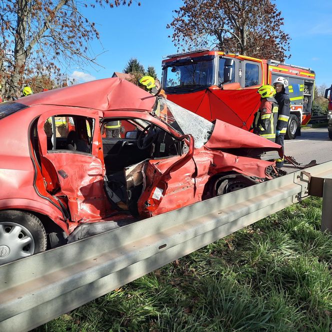 Tragiczny wypadek w miejscowości Wzdół Kolonia. Nie żyją dwie osoby, kolejne dwie są ranne