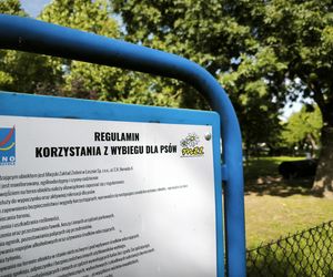 Wybieg dla psów przy Ćwiczni w Lesznie